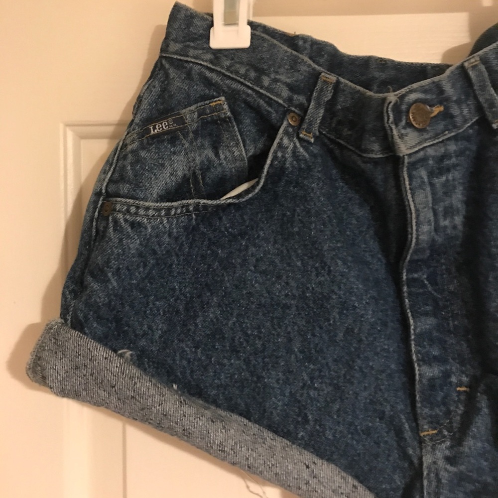 Lee high waisted Jean shorts